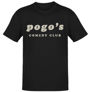 Pogo's Comedy Club Mens T-Shirt 8Ball
